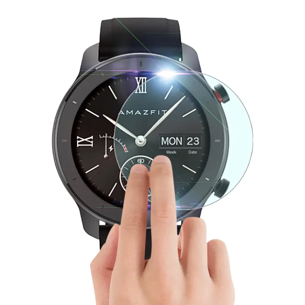 Omeshin 5 шт. Защитная пленка для экрана AMAZFIT GTR Смарт-часы 42 мм Взрывозащищенная