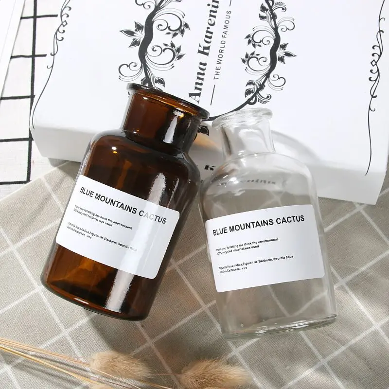 Скандинавская ветрозащитная ваза из стекла 16 видов для гидропонных сухих цветов