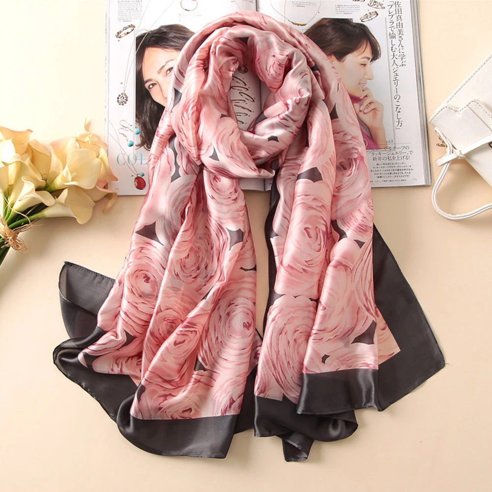 Повседневные мягкие теплые длинные вечерние шарфы для женщин Элегантные уличные