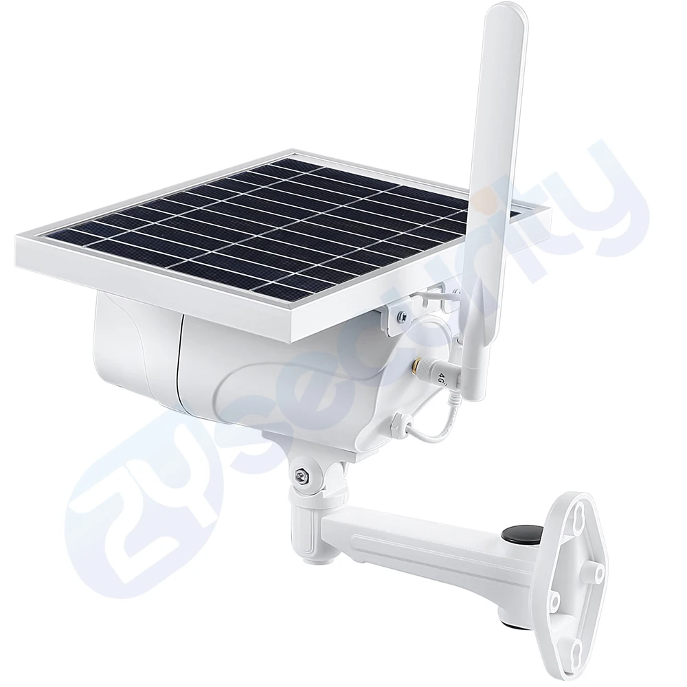 1080P Solar Power 4G SIM Card IP Camera Outdoor IP67 PIR Detect Dual Light Video Surveillance Security Wireless Battery Camera