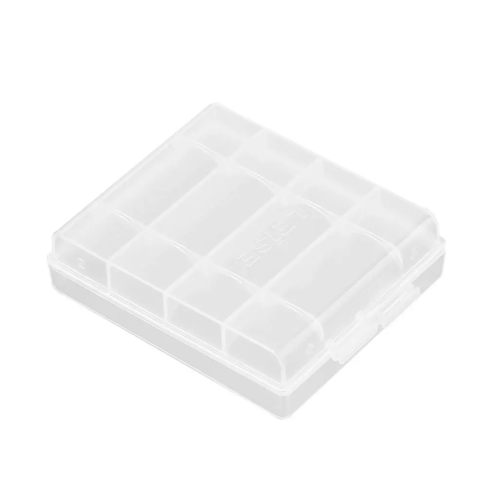 LEISE 4xAA типа AA или AAA Пластик Батарея держатель хранения Чехол коробка для батарей