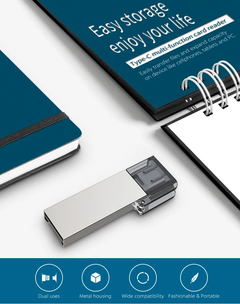 Кардридер Ginsley USB 3,0 SD/Micro SD TF OTG Смарт-карта памяти адаптер для ноутбука USB 3,0 Тип C кардридер SD кардридер