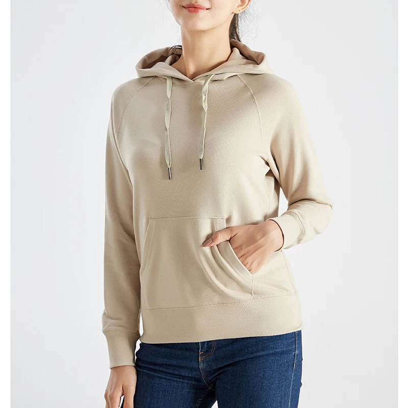 

HWLZLTZHT Sweatshirt 2020 Women's Casual Solid Hooded Pocket Long Sleeve Pullover Sweatshirt Top Blouse For Female