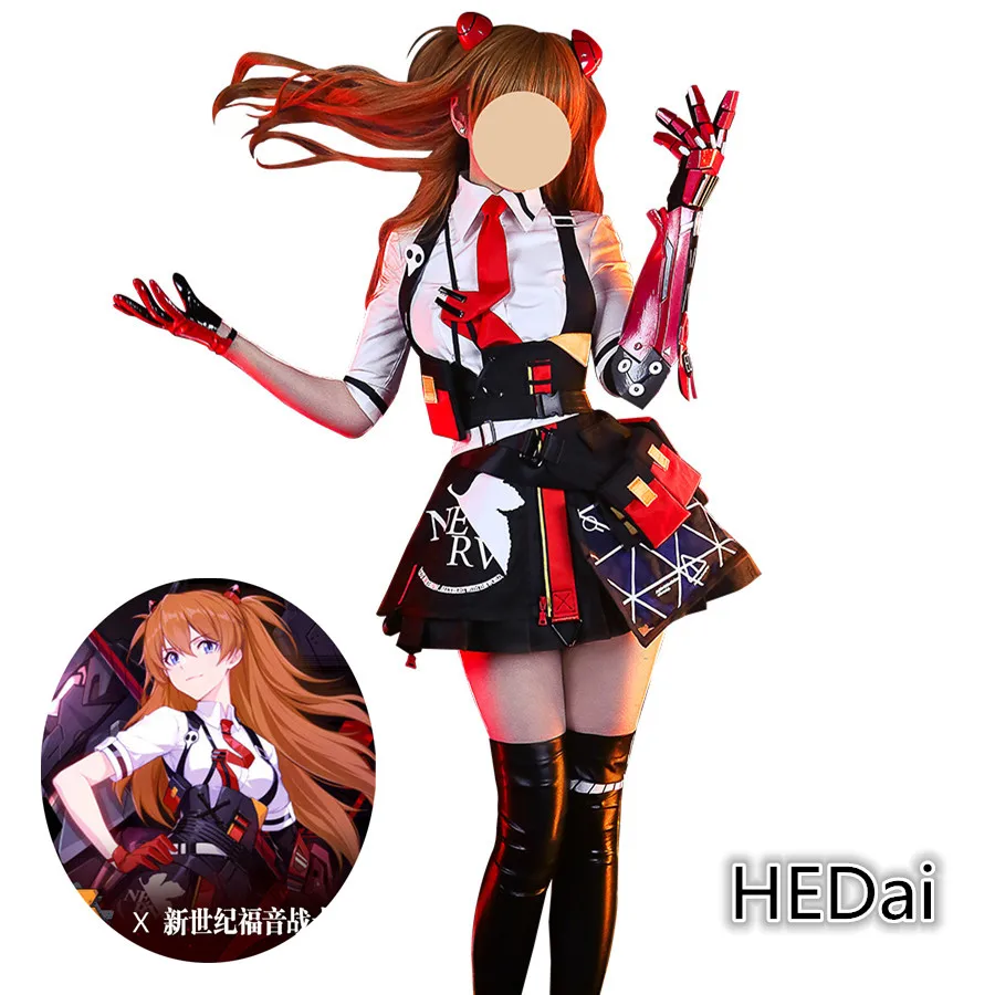 

Honkai Impact 3 rd X EVA Asuka Langley Soryu Cosplay Costume Christmas Outfits Woman Gift Costumes