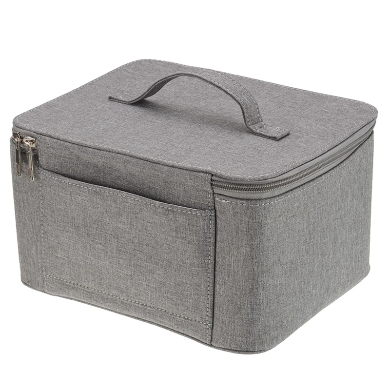 

Disinfectant Tank Outdoor Travel LED Ultraviolet Light Anion Sterilizer Box Storage Bag Pink/Grey Case Carry
