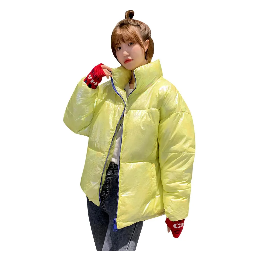 Зимние парки с воротником-стойкой женские теплые пальто водонепроницаемые