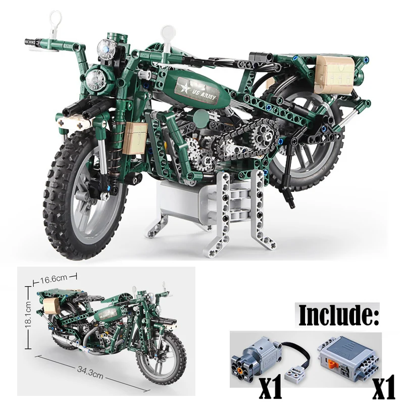 Военная армейская зеленая техника в наличии мотоцикл Us 550 шт. модель двигателя