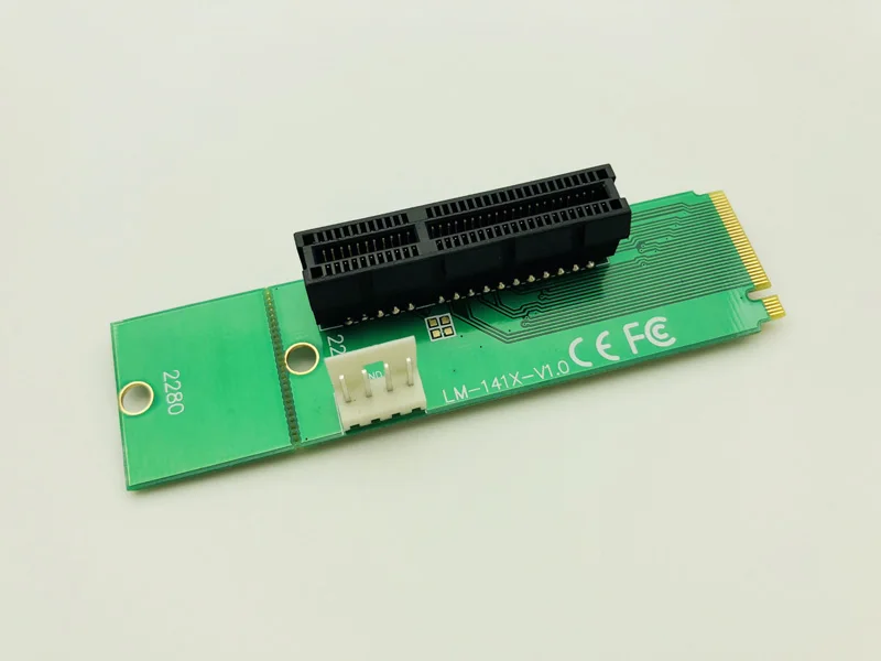 NGFF Riser M2 M.2 to PCI E 4x 1x переходная плата для слота Адаптер конвертера карт мужской и