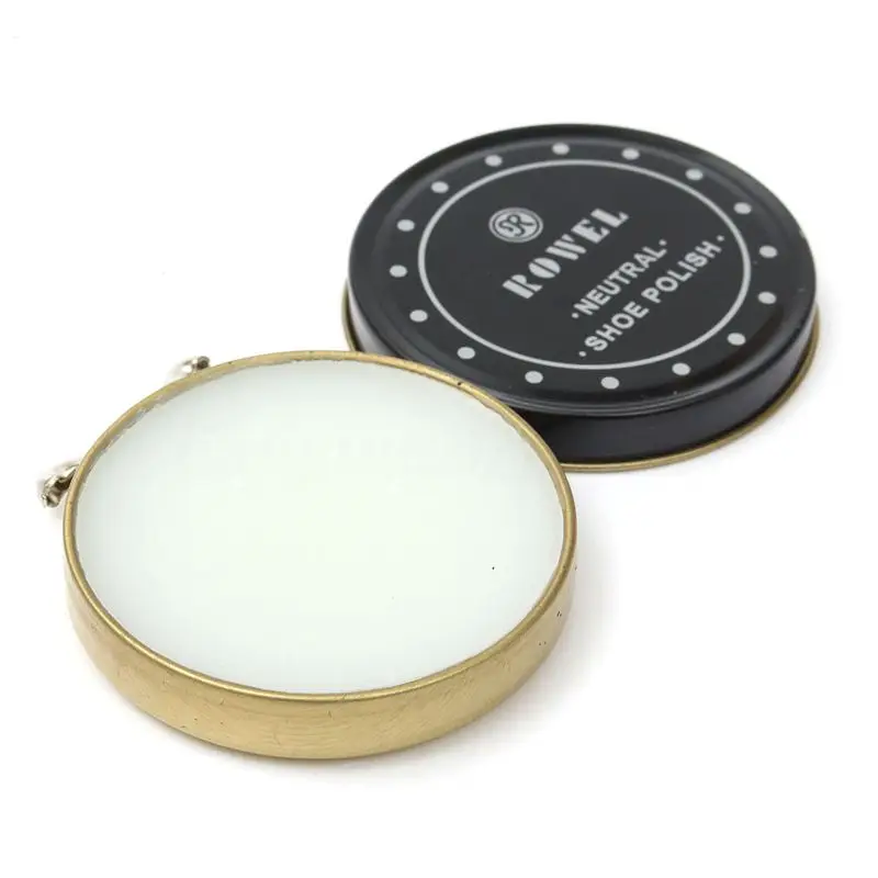 

Shoe Shine Care Kit Neutral Polish Brush Leather Shoes Boots Sneaker