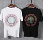 Повседневная мужская футболка Стразы, Мужская популярная уличная одежда из 100% хлопка, летняя футболка для отдыха и праздников