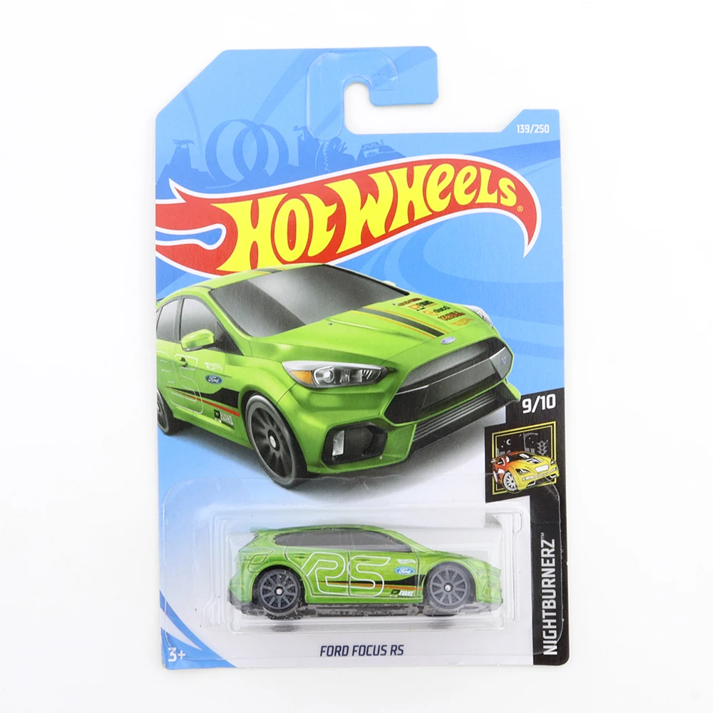 2018 FORD FOCUS RS оригинальные Hot Wheels Mini Alloy Coupe 1/64 металлическая литая модель автомобиля