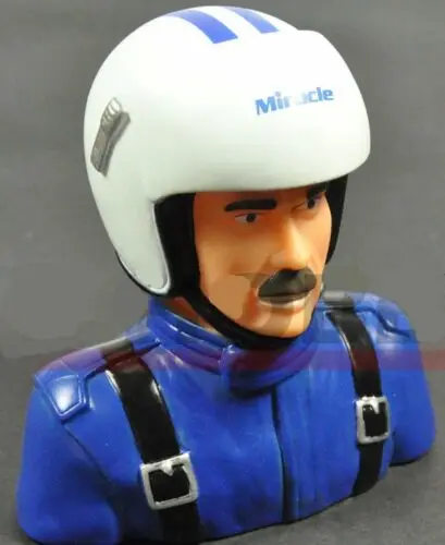 Blue Pilot Чудо 1/4 масштаб бюст фигурка пилота модель аксессуары для RC Самолет - Цвет: Blue Pilot