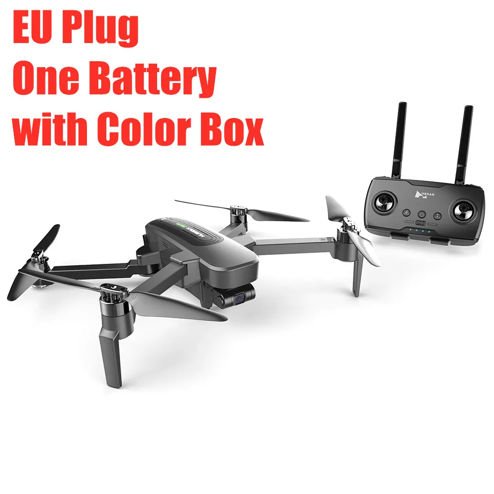 1Battery Box EU Plug Hubsan ZINO PRO gps 5G Wi-Fi 4 км с видом от первого лица в формате 4K UHD, Камера 3-осевому гидростабилизатору Сфера панорамы RC Дрон Квадрокоптер RTF - Цвет: 1Battery Box EU Plug