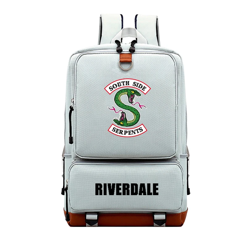 Холщовый Рюкзак Riverdale для мужчин и женщин вместительный школьный ранец