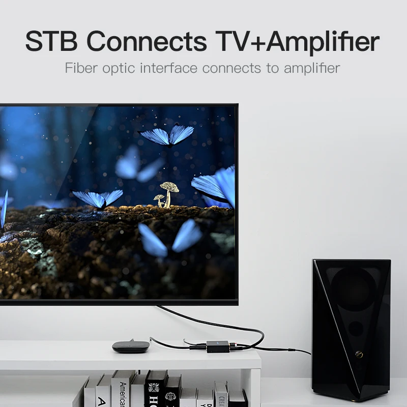 Аудио Сплиттер Vention HDMI 4k в HDMI/оптический TOSLINK SPDIF/RCA| |
