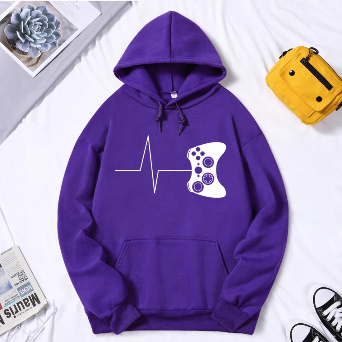 2021 men new arrival tracksuits Heartbeat of a gamer hoodies funny gaming hooded video game mma sweatshirts size S-2XL pullovers