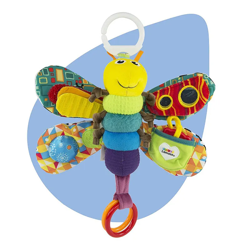 

Игрушки для маленьких девочек и мальчиков 0-12 месяцев, детская развивающая мягкая игрушка-прорезыватель в виде бабочки, пчелы, погремушка, м...