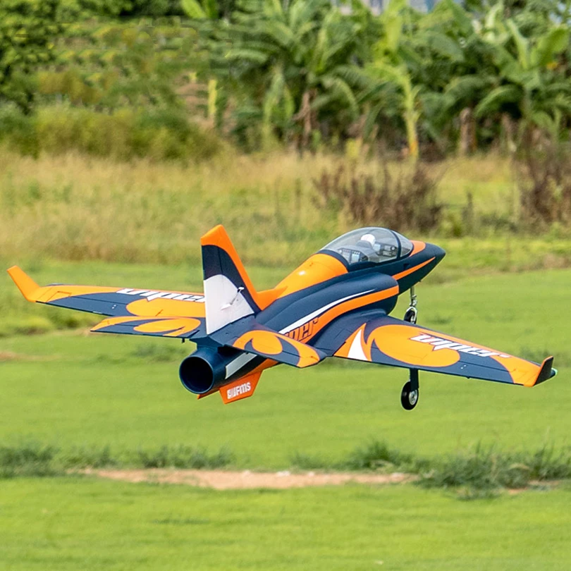 Радиоуправляемый самолет FMS 90 мм Ducted Fan EDF Jet Super Viper 6ch с клапаном Wingspan 1400 большая