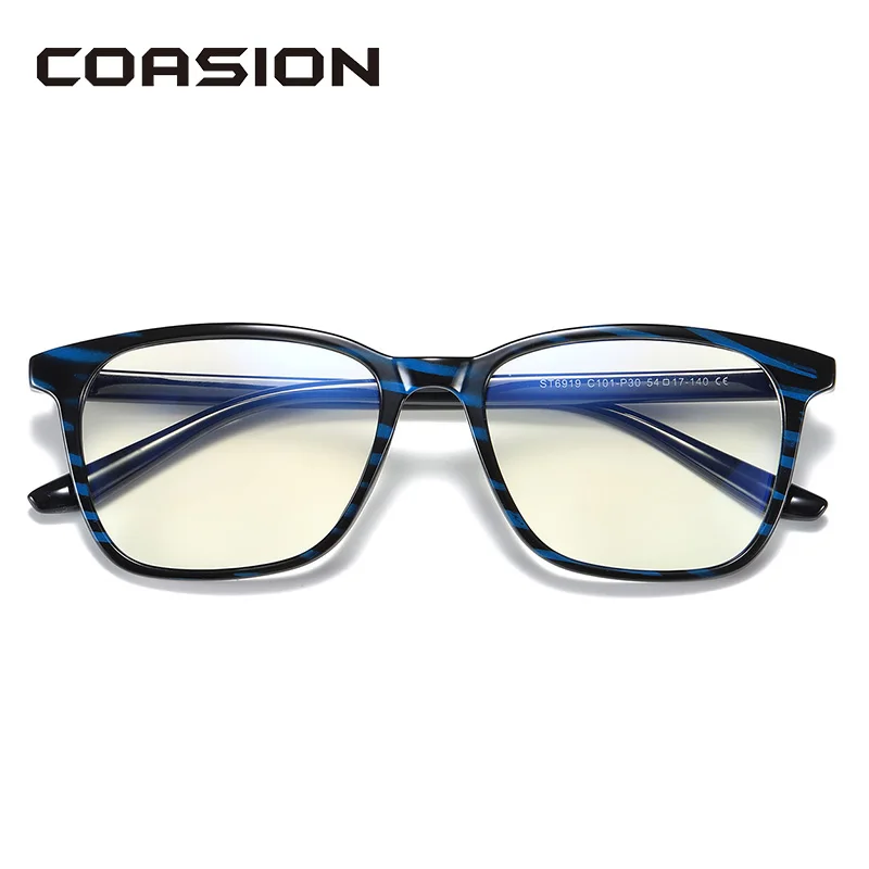 COASION TR90 квадратная оправа анти синий светильник блокирующие очки для женщин и