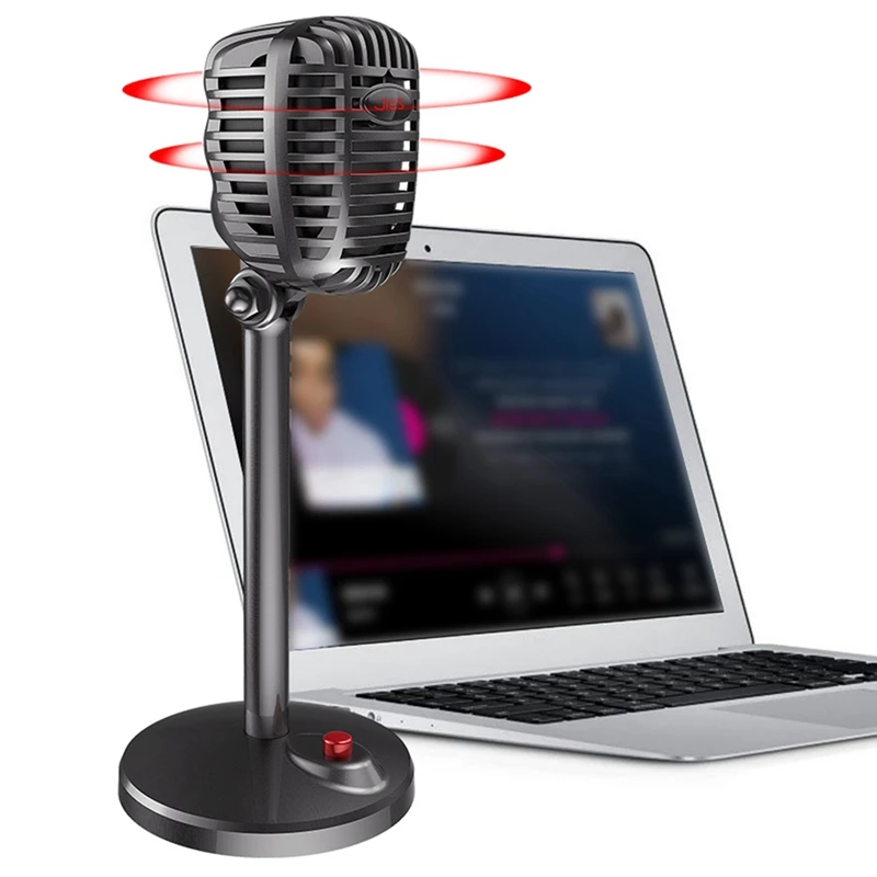 Компьютерный микрофон 3 5 мм настольный для прямой трансляции бизнеса и
