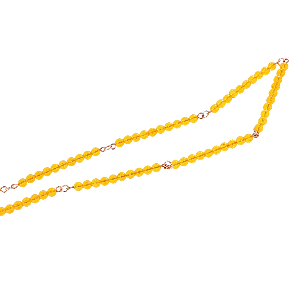 Montessori-Cadena de barra de 10 cuentas, 1000 unidades, naranja, para 100-5