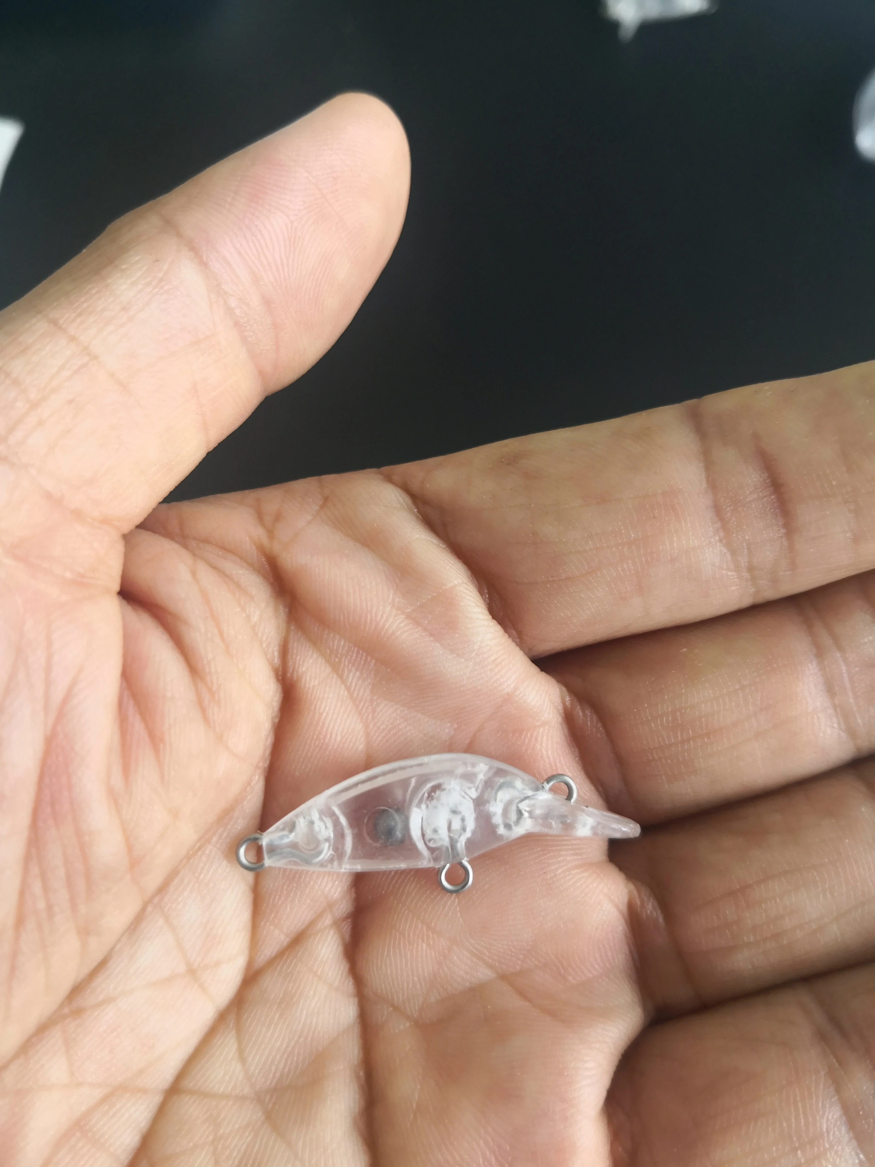 

10pcs 35mm 1.2g Blank lures unpainted fishing lure blank minnow bait lure body 99