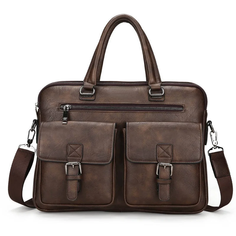 

Men Business Fashion Office Work Handbags Famous Brand New Design Men's Briefcase 14' Laptop Bag For Briefcase Bags