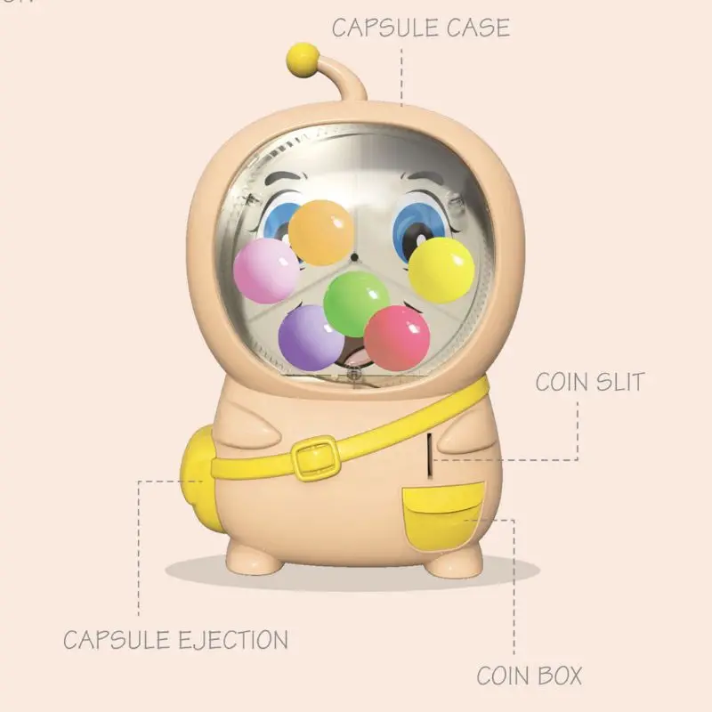 Монетница Капсульная машина кукольная Машина Скручивание яйцо музыка малыш