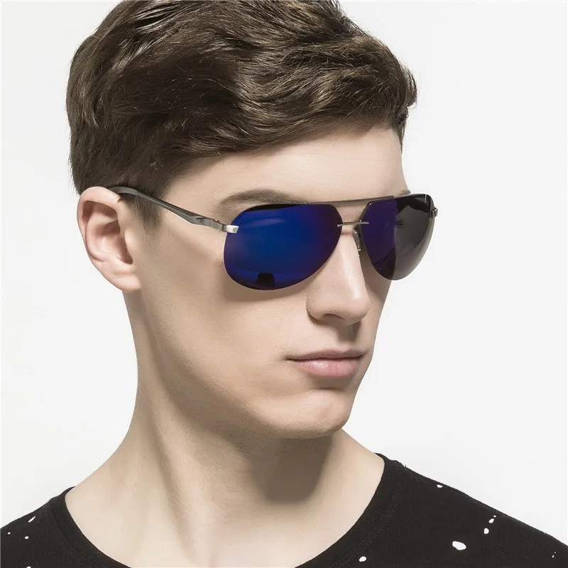 

Sunglasses Men's and Women's Fashion Classic Men's Sunglasses Aluminum Magnesium Polarized Glasses Dazzling Driving Sunglasses