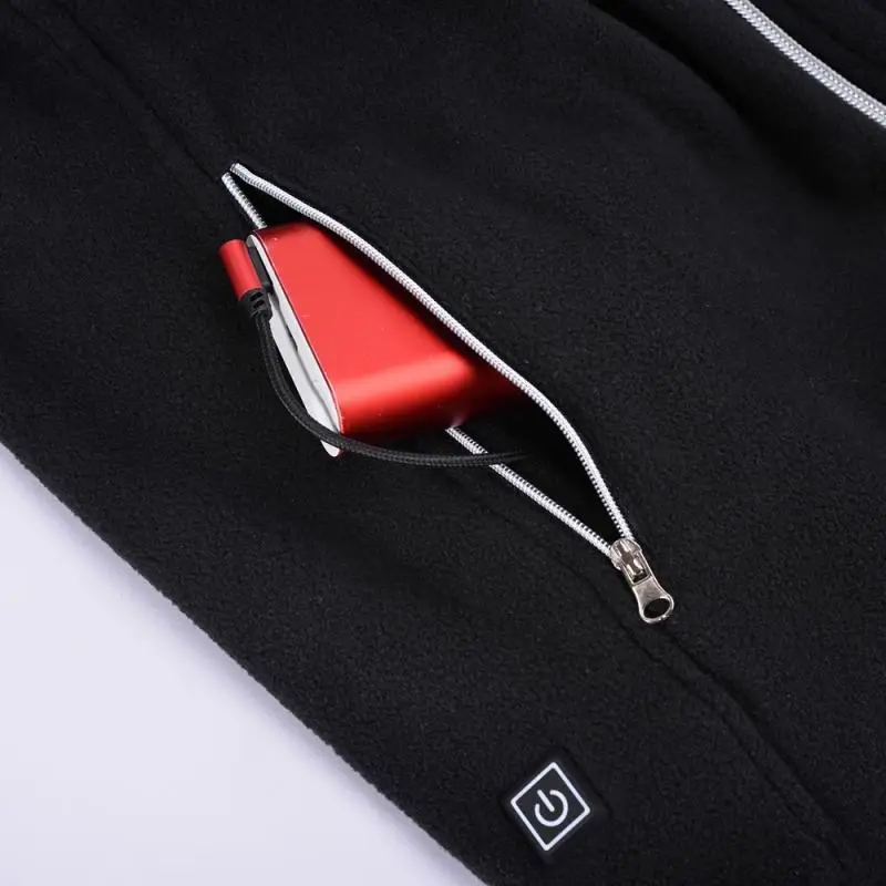 Жилет мужской с подогревом и USB зарядкой теплый зимний Электрический жилет из