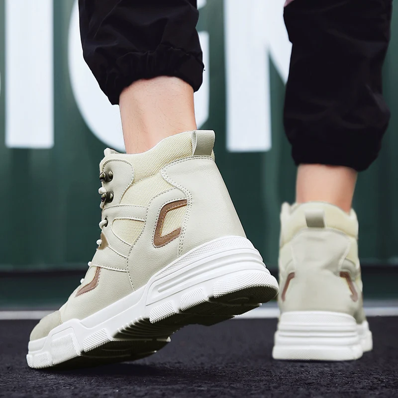 Модные мужские ботинки PUPUDA уличные зимние качественные Прогулочные кроссовки