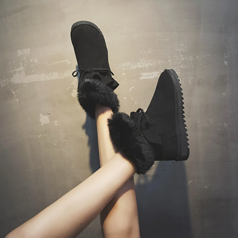 Зимние сапоги женские зимние 2019 г. Новая Корейская версия диких хлопчатобумажных