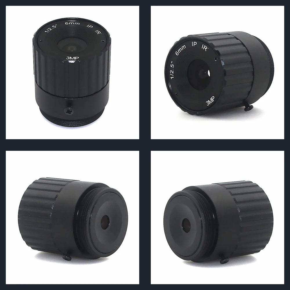 Объектив с креплением CS 3 Мп 4/6/8 мм 1/2 5 дюймов формат диафрагмы F1.4 HD CCTV