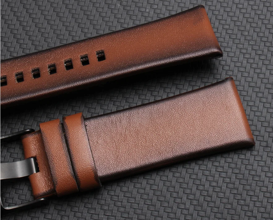 BRETA ремешок для часов кожаный для дизеля для DZ4318 DZ4283 DZ4281 DZ4323 DZ7343 26 мм часы браслет ретро