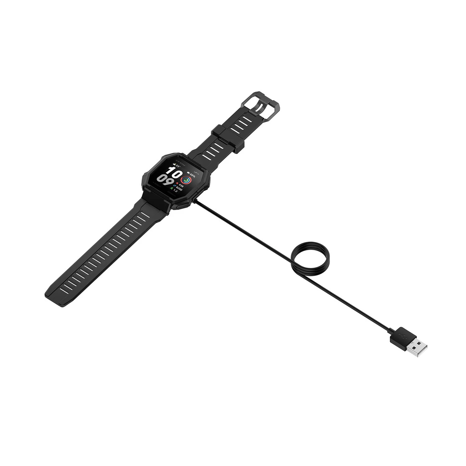 

1M Durable Black USB PC Fast Charging Cable Core Watch Accessories For Huami Amazfit Ares Convenient Data Charger Cable Power