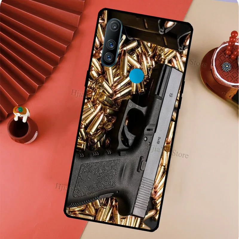 Чехол с пулями для пистолета AK47 OPPO Realme C3 C11 C15 C21 GT 7i Q3 6 7 8 Pro чехол OnePlus 9 Nord 8T 7T |