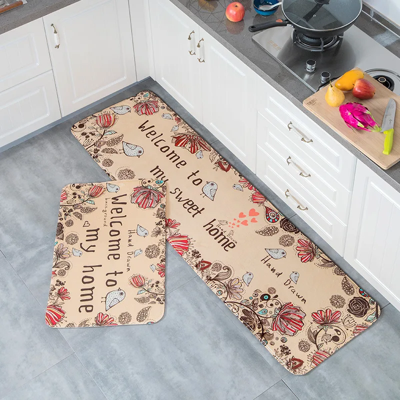 Роскошный Европейский ковер для гостиной с цветочным принтом Добро пожаловать в