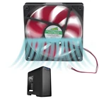 Мини-вентилятор 120x120x25 мм, 12 В постоянного тока, 12025 А, 2-контактный, 7-лопастной вентилятор, охлаждающий вентилятор 37MC