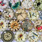 Стеклянный кабошон ZEROUP, 20 мм, 25 мм, смешанные круглые Кабошоны Камея с фотографией, аксессуары для ювелирных изделий, 10 шт., TP-005