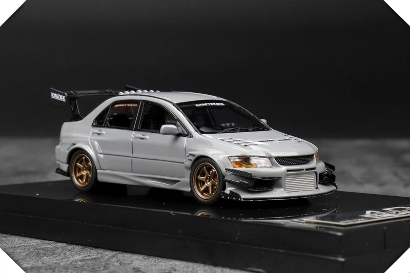 1: 64 весы EVO VII Nine generation модель автомобиля серая Смола высокое моделирование