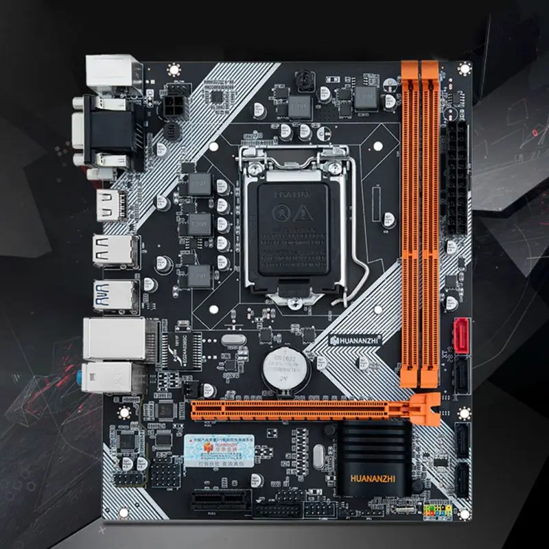 Huananzhi B75 настольная материнская плата LGA1155 для i3 i5 i7 cpu поддержка памяти ddr3