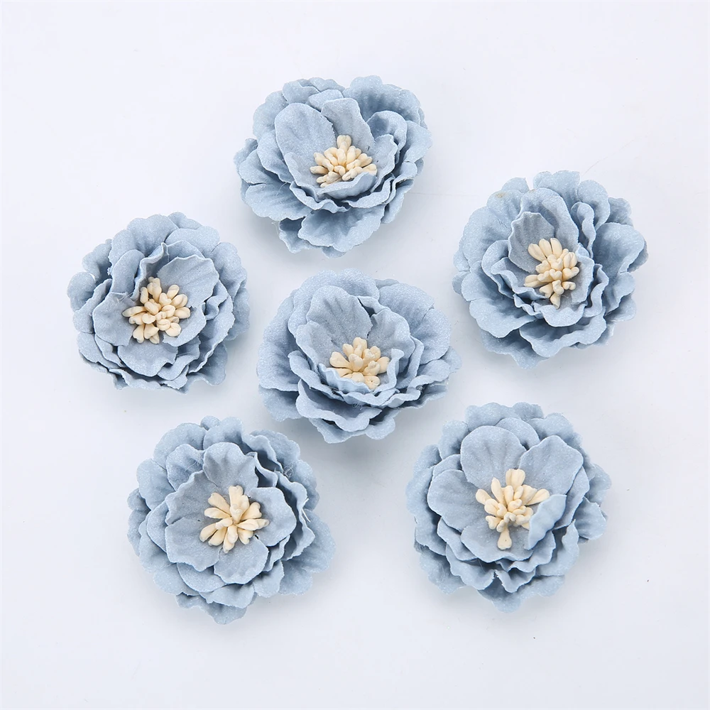 Искусственные цветы HUAYUXIANG 5 шт., 4 см, шелк