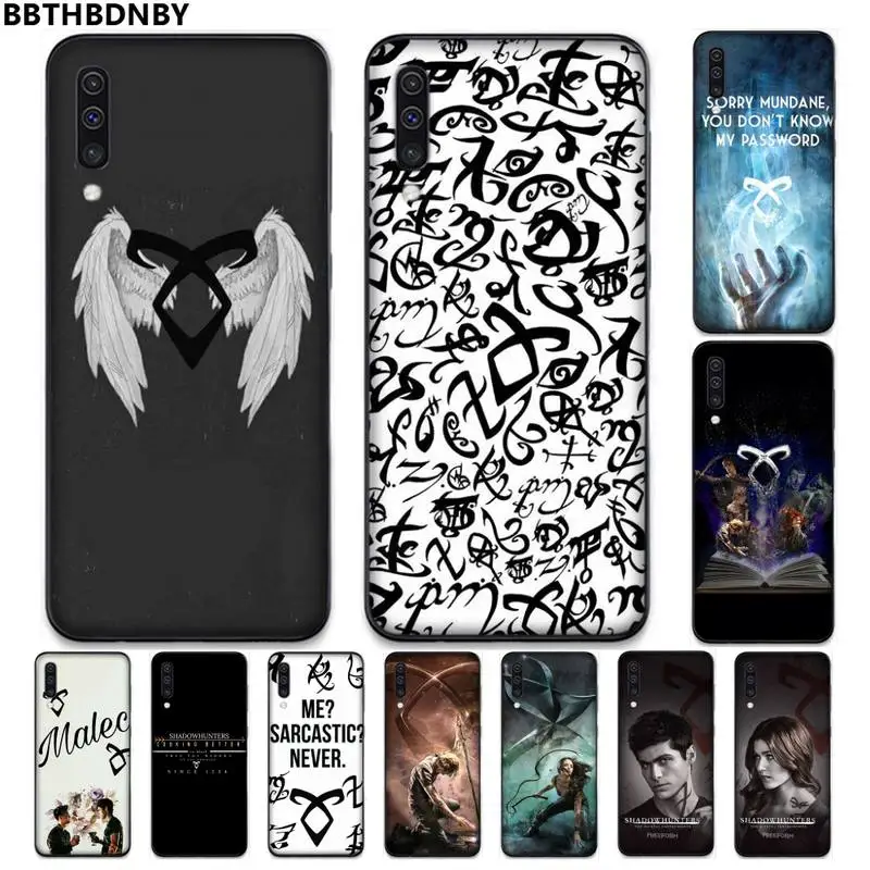 

RUNE THE SHADOWHUNTERS Phone Case For Samsung galaxy A S note 10 12 20 32 40 50 51 52 70 71 72 21 fe s ultra plus