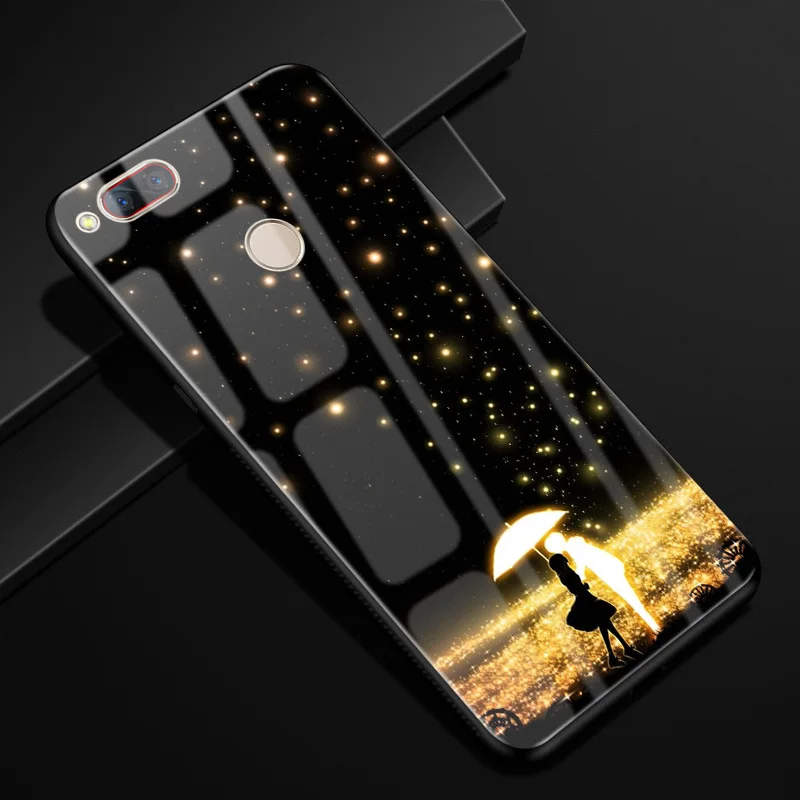 21 For ZTE Z17 mini Case 5.2'' Glass Hard Back Cases For ZTE NUBIA Z17 mini Case Tempered Glass Cover Z17mini Z 17 NX569H NX569j - Цвет: 21