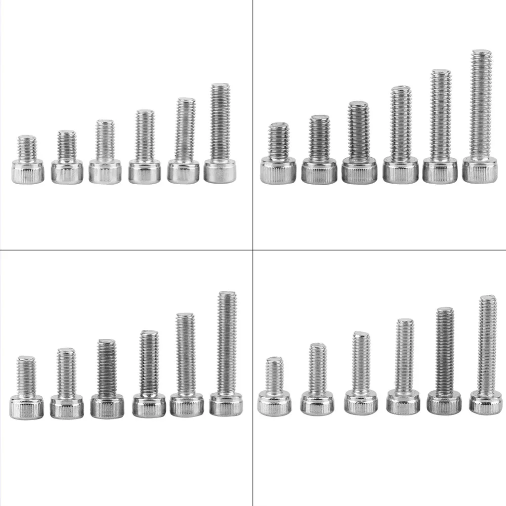 M3 M8 из нержавеющей стали SS304 с шестигранной головкой винты крепеж гайкой шайбы