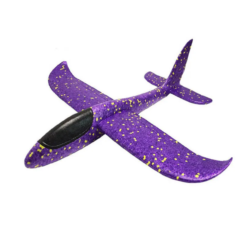 Игрушечный самолет для детей ручной из пеноматериала модель уличный скользящий