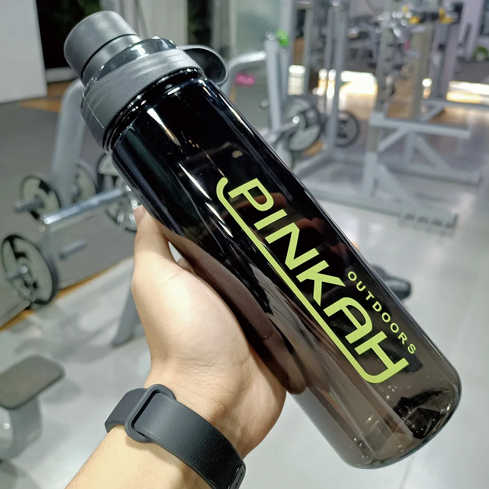 Бутылка для воды 860 мл пластиковая посуда напитков походов занятий спортом школы