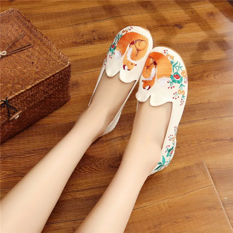 Новинка Туфли в стиле ретро с цветочной вышивкой | Обувь