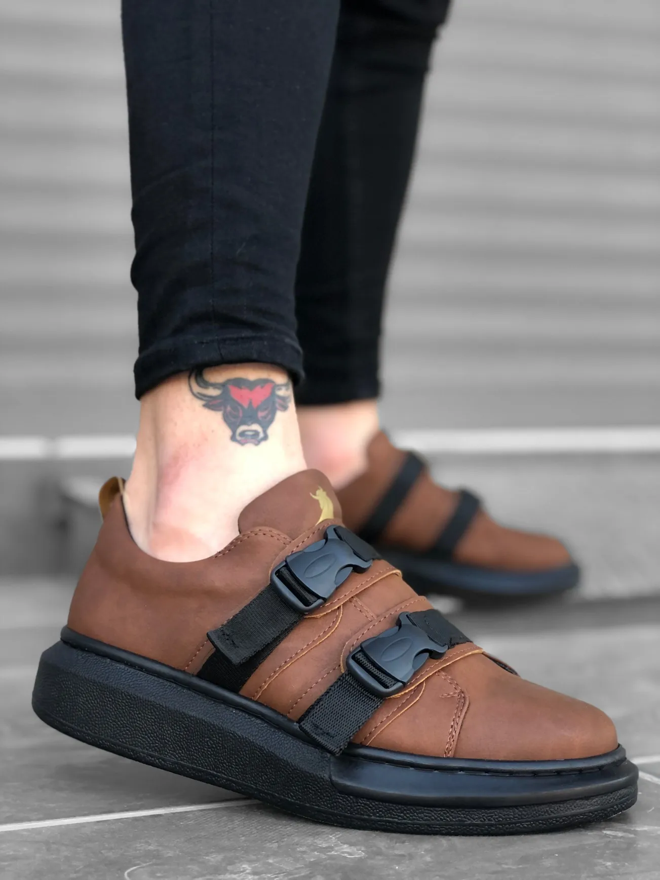 

BA0152 BOA High Thick the Bottom of Taba Wireframe Male Sports Shoes