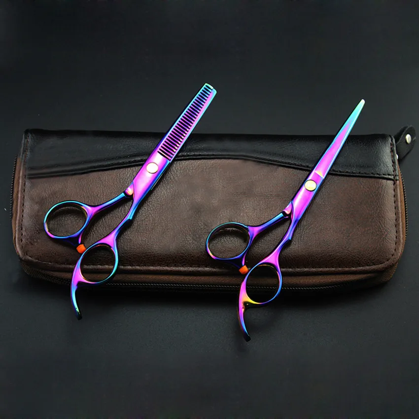 

professionalJapan 440c Classic cut hair scissors thinning hot shears cutting barber makas hairdressing scissors set